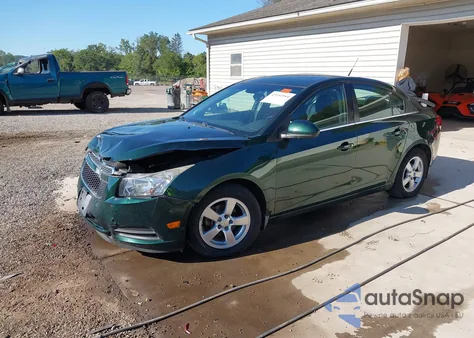 2014 Chevrolet Cruze 1Lt Auto из США, поврежденный, VIN 1G1PC5SB3E7453084